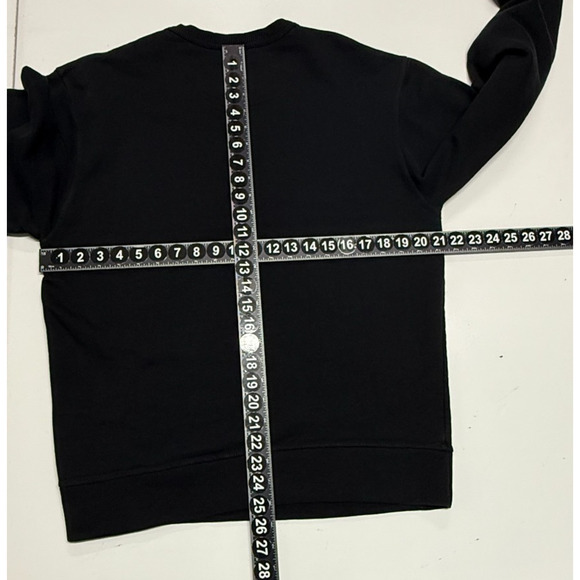 Champion Sweatshirt Mens Medium Black Fleece Lined Pullover Activewear Outdoors - Picture 3 of 11